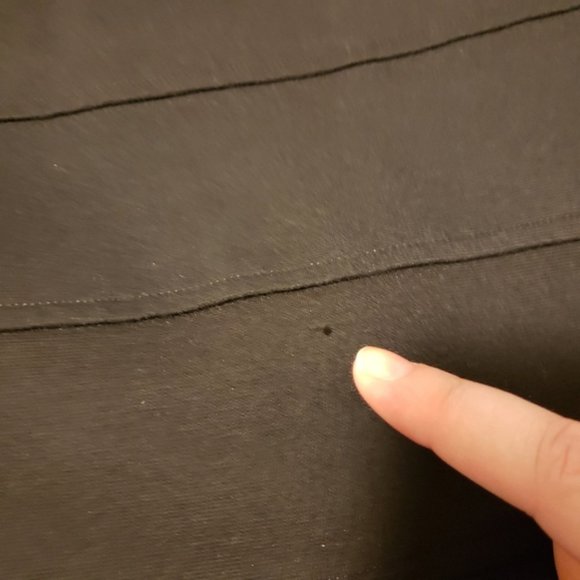 Cache Solid Black Body Con Unlined Stretchy Halter Midi Dress, Size 4, GUC - Picture 14 of 14